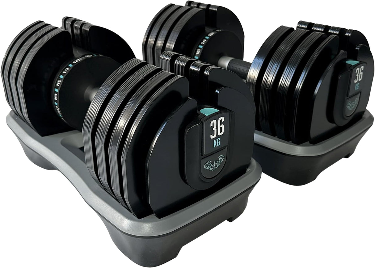36kg Adjustable Dumbbell (Pair) - 2kg increment