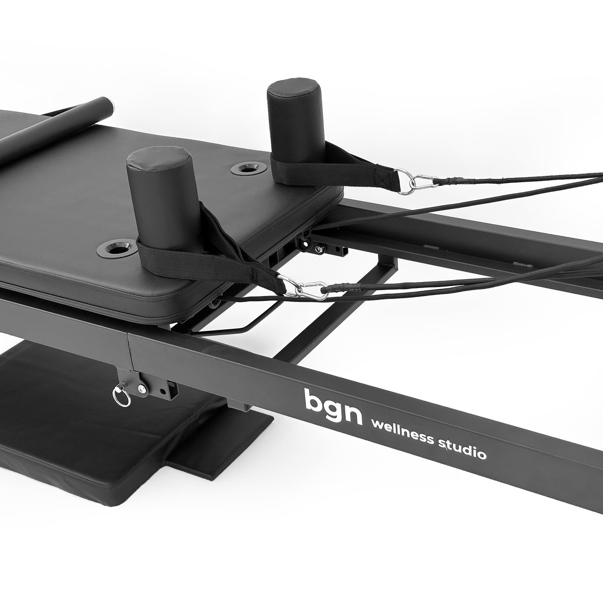 Foldable Reformer Pilates Machine - Midnight Black / Cloud Grey