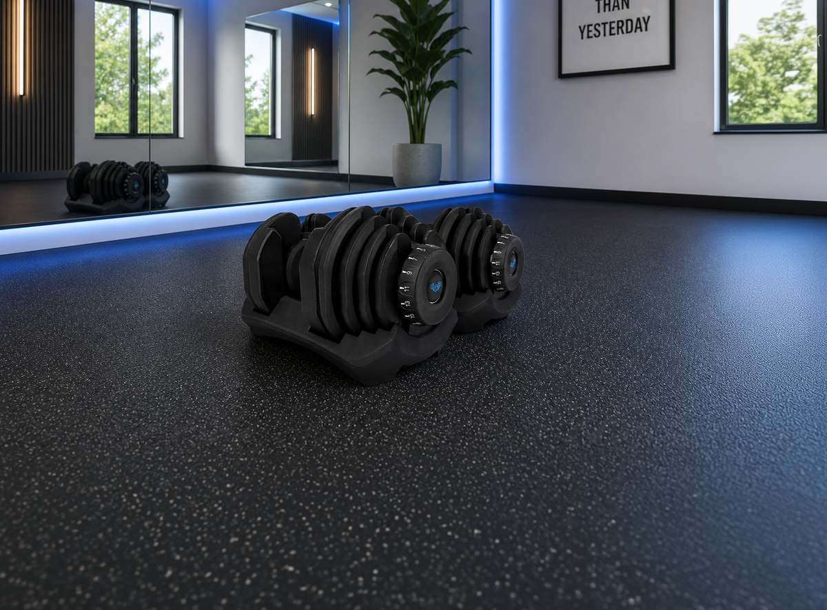 0.25m². Up to 17 dumbbells in 1 pair.