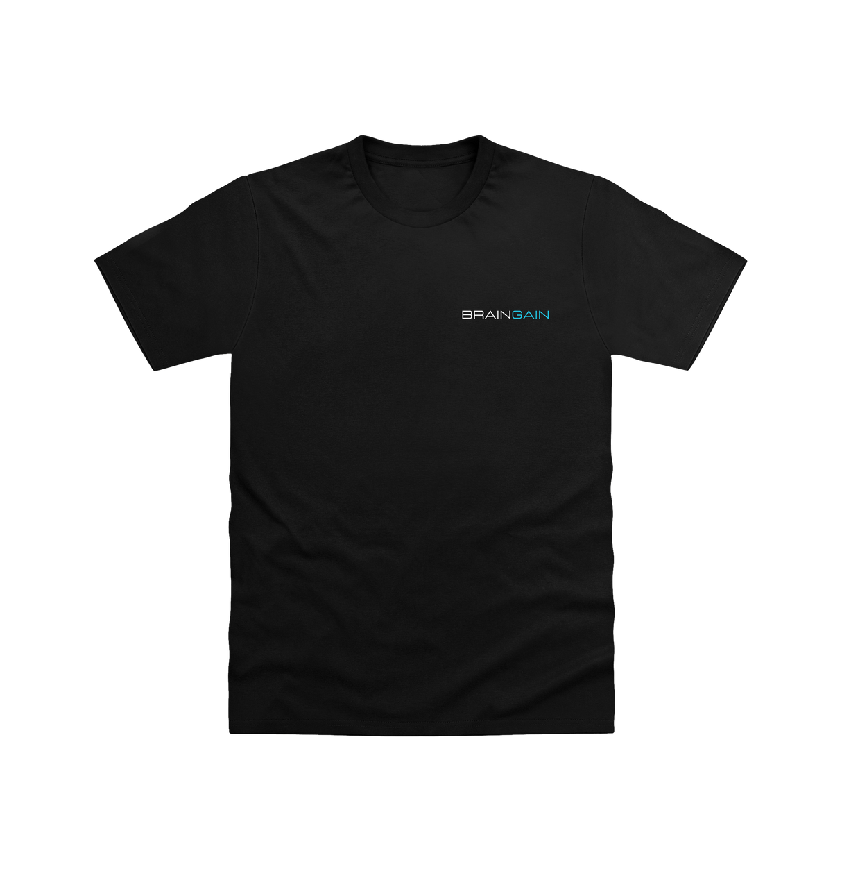 Black Braingain Large Logo T-Shirt