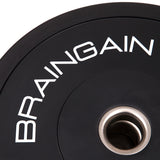 BRAINGAIN Olympian Gym Bundle (150kg Plates, 20kg Olympic Bar)