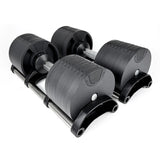 BRAINGAIN 45kg Round Adjustable Dumbbell 9 Dumbbells in 1 4.5kg increment Pair Two Units