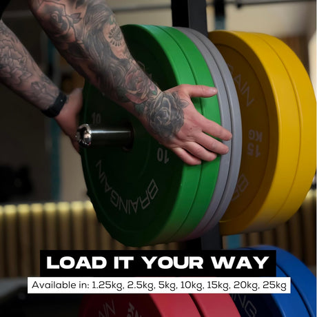 Coloured HD Bumper Weight Rubber Plates - 5kg to 25kg